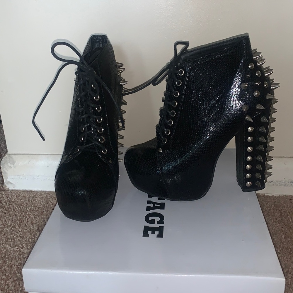 Vintage Spiked Boots